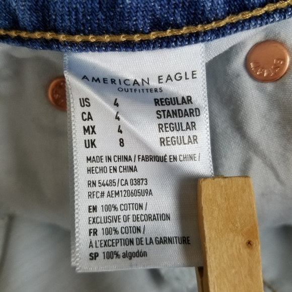 American Eagle High Rise Festival Jean Mini Skirt - Picture 11 of 12